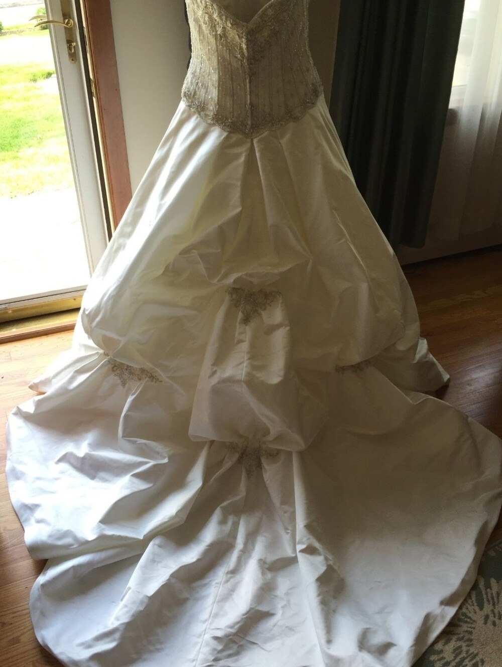 Ivory Beaded Wedding Gown